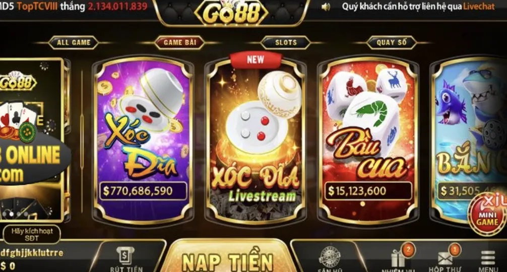 Xóc đĩa go88